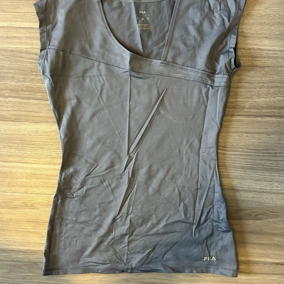 Fila Tops - Fila Women's Short Sleeve Gray Tee